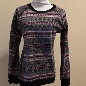 Patterned Long Sleeve Sweater